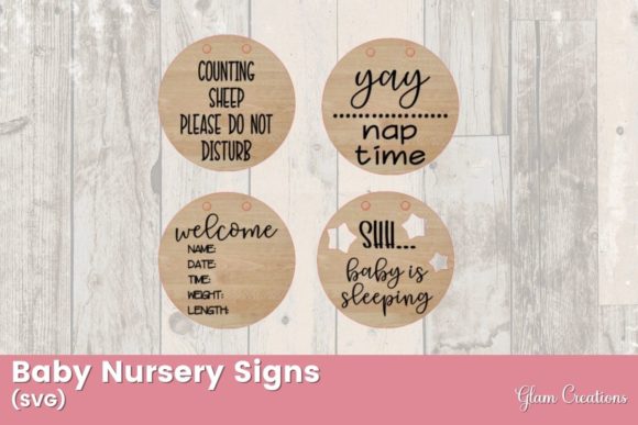 Baby Nursery Signs: Graphics for Crafts