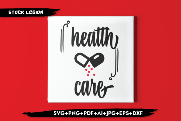 Health Care Pill Graphics for Crafts
