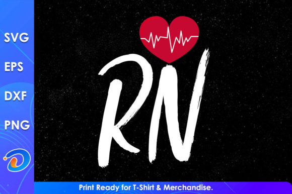 Heartbeat Rn Nurse Svg Cricut Files Graphics