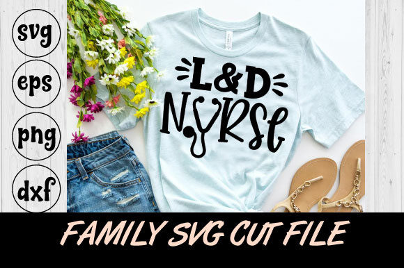 Nurse L d Nurse SVG Design for Graphics