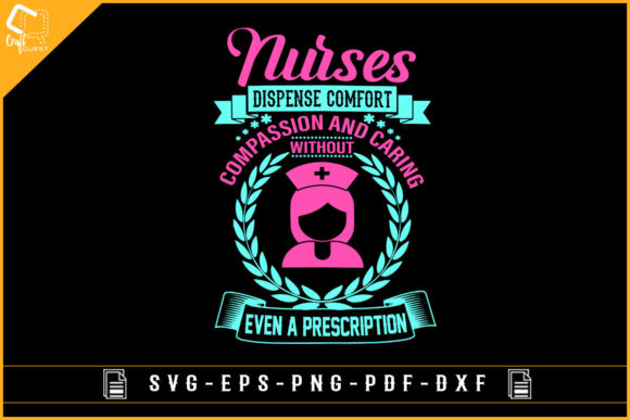 Nurses Dispense Comfort Graphics for Crafts