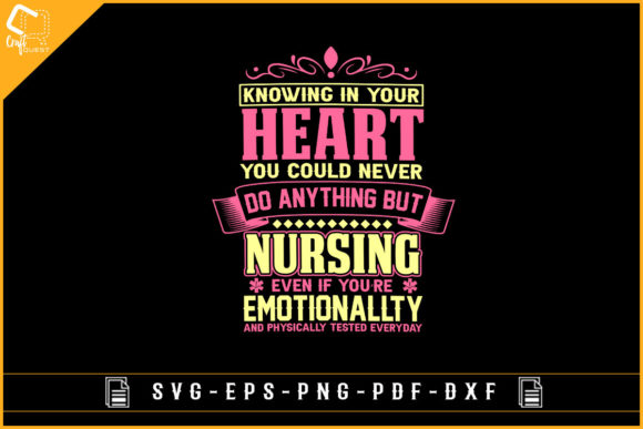 Nursing Heart Graphics for Crafts & Digital Shops