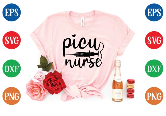 Picu Nurse Svg: Graphics for T-Shirt Designs
