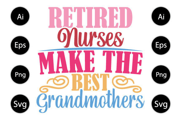 Retired Nurses Graphics for Crafts & Blogs