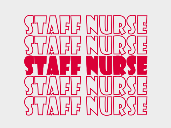 Staff Nurse Svg Cut File: Graphics & Print Templates